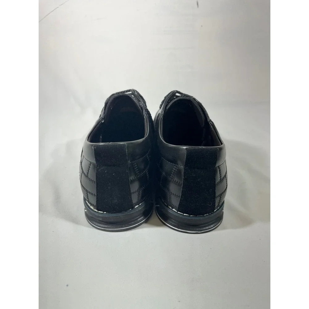 Gatsby Leather Suede Hybrid Dress Sneakers Men Sz 13 Black Quilted Luxe Gorpcore
